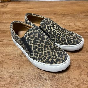 Cheetah Print Slip-on Sneakers